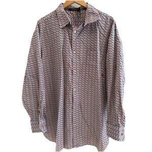 RocaWear Men XXXL 3XL Green Brown Diamond Hip Hop Rap Streetwear Relax